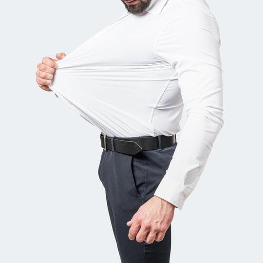 Camisa Flexível Ultra Comfort® Tecido Seda Gelo - Não amarrota Vestuário Masculino Direct Ofertas 